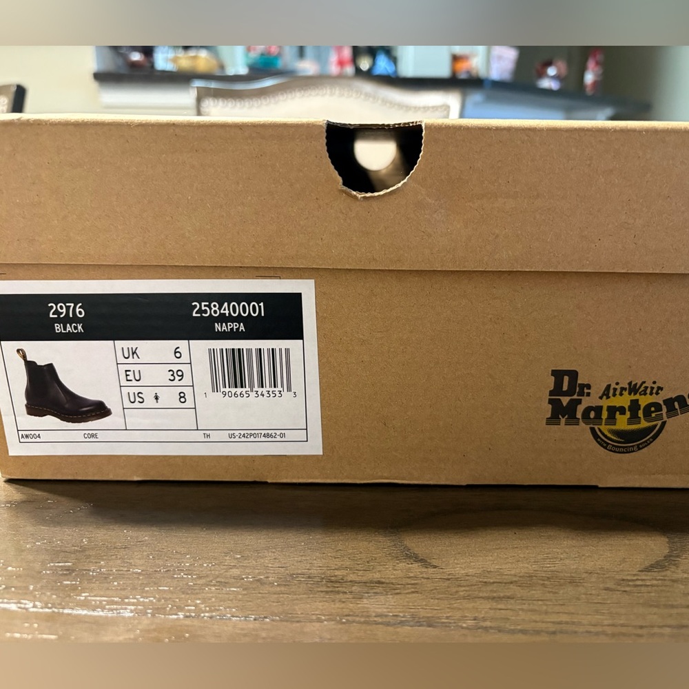 Dr. Martens Black Nappa Boots - Picture 2 of 8
